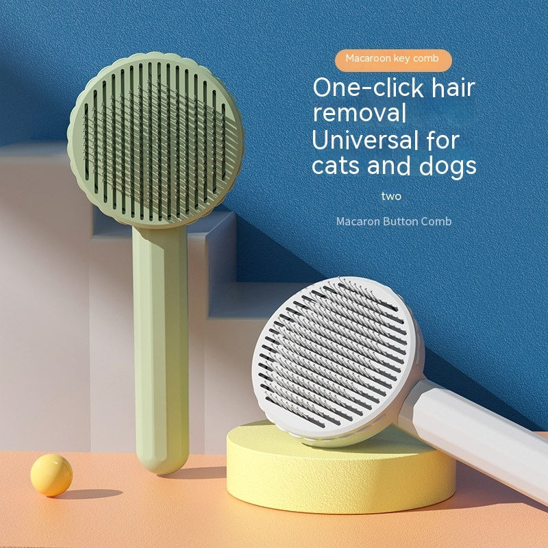 Stainless Steel Pet Grooming Brush for Dogs & Cats