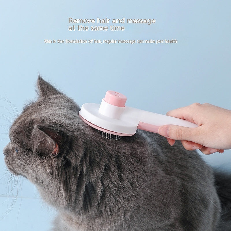 Stainless Steel Pet Grooming Brush for Dogs & Cats